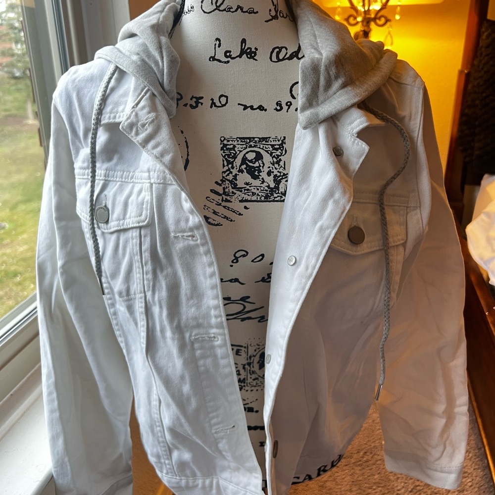 White Jean Jacket